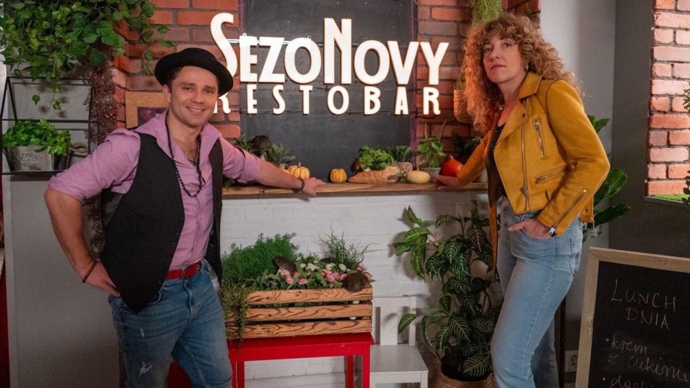 Barwy szczęścia odc. 3025. Ania Żabcia (Hanna Klepacka), Broda (Andrzej Popiel)