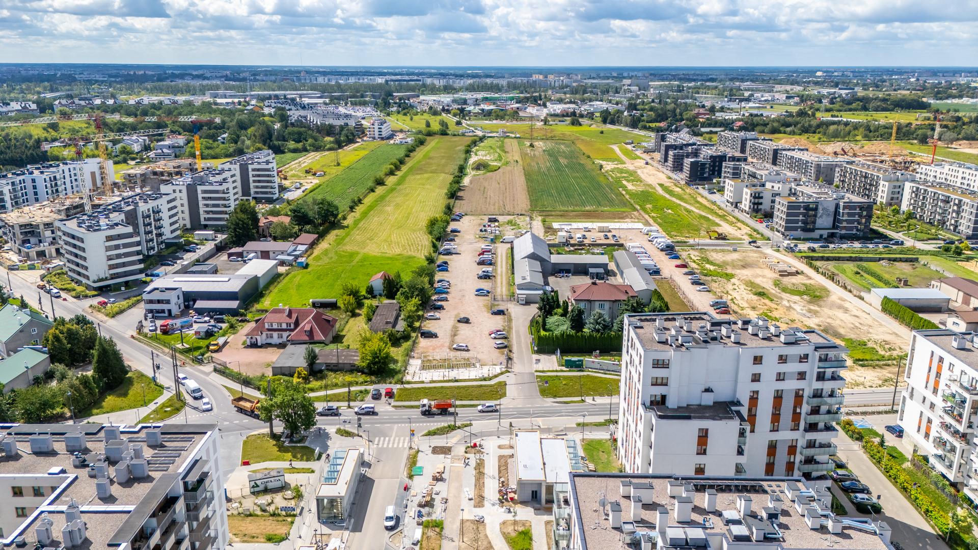 Ostatnie niezabudowane działki w rejonie stacji metra M2 Chrzanów