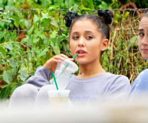 Ariana Grande na spotkaniu z przyjaciółmi
