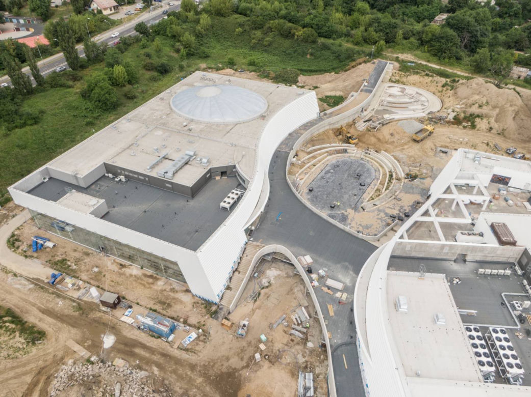 Budowa Fabryki Wody w Szczecinie - lipiec 2022