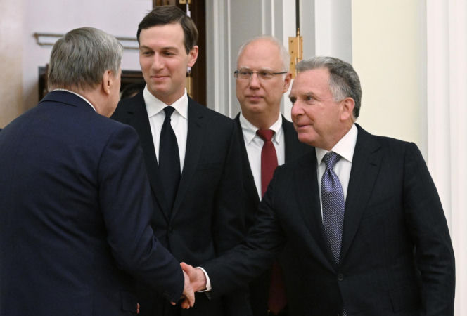 Prezydent Rosji Putin spotyka się ze specjalnym wysłannikiem USA Witkoffem na Kremlu