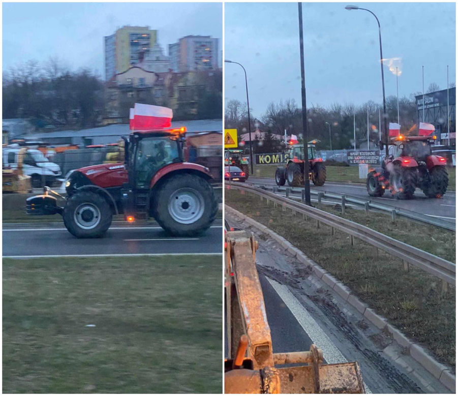 Rolnicy ruszyli na Lublin! Tak wyglądał ich przejazd ulicami miasta