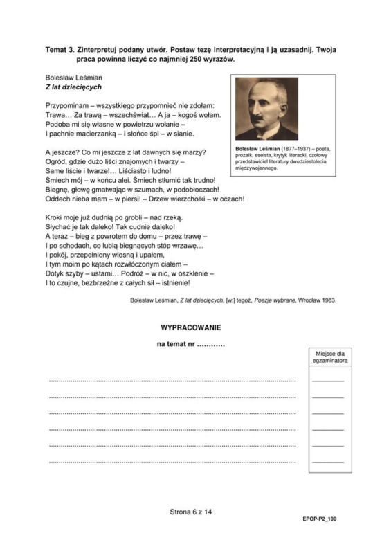 Matura 2021. Takie tematy były na maturze z języka polskiego w poprzednich latach. Co będzie na maturze 2021? 