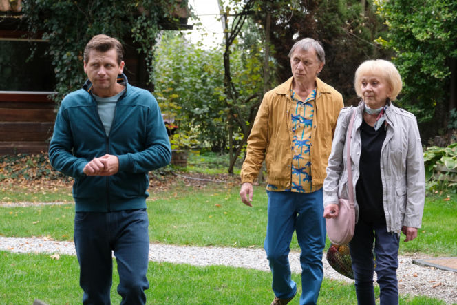 M jak miłość odc. 1914. Adam Karski (Patryk Szwichtenberg), Robert Żak (Krzysztof Tyniec), Zofia Kisielowa (Małgorzata Rożniatowska)