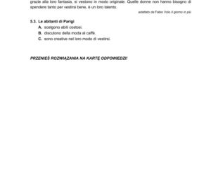 Matura próbna 2021: Język WŁOSKI. Odpowiedzi i arkusze sprawdzisz TUTAJ [ARKUSZE CKE]