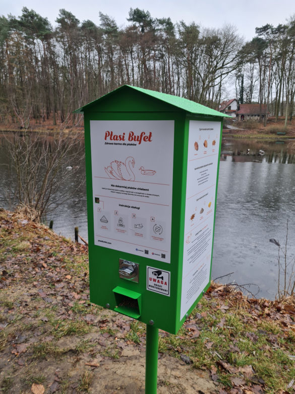 Pierwsze ptasie bufety stanęły w Szczecinie