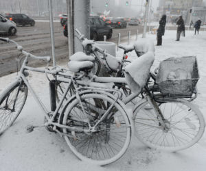 Śnieżyca w Warszawie