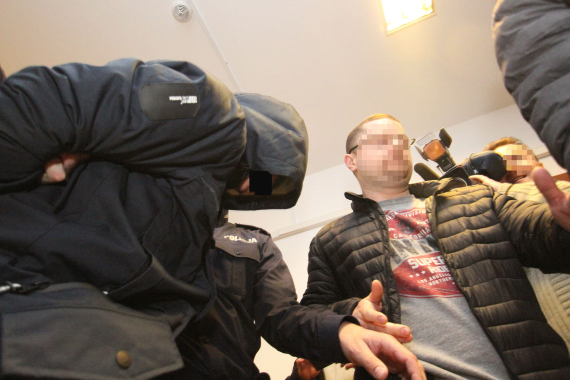 Miłosz Sz. właściciel Escape Roomu doprowadzony do sądu