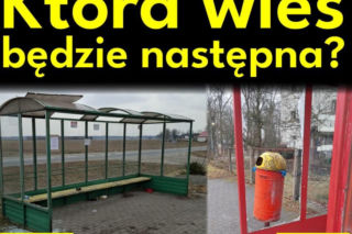 Wandalizm w gminie Wschowa. Zniszczone przystanki w Łęgoniu i Lginiu