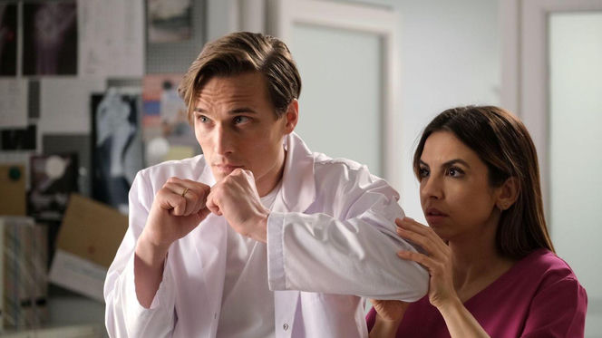 M jak miłość odc. 1891. Aneta (Ilona Janyst), Olek (Maurycy Popiel)