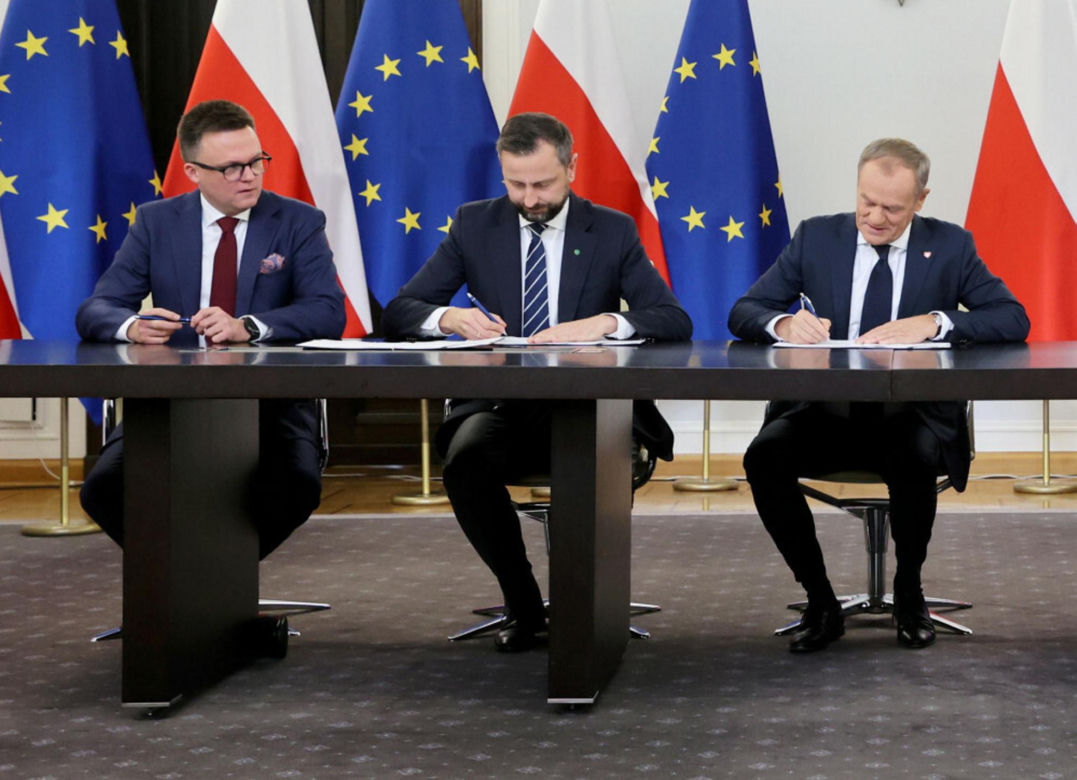 Podpisanie umowy koalicyjnej