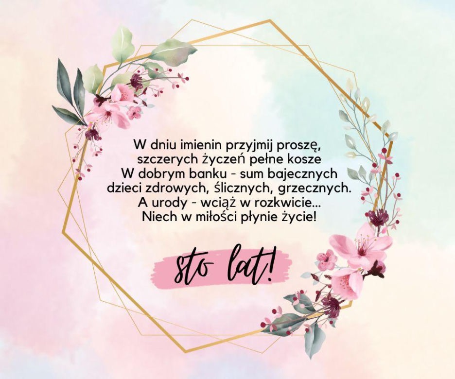 Obrazki na imieniny 