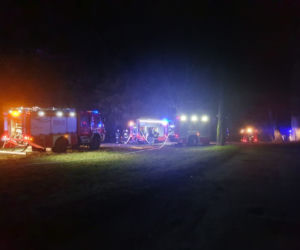 Pożar w Lubiążu przy klasztorze. 10 rodzin bez dachu nad głową 