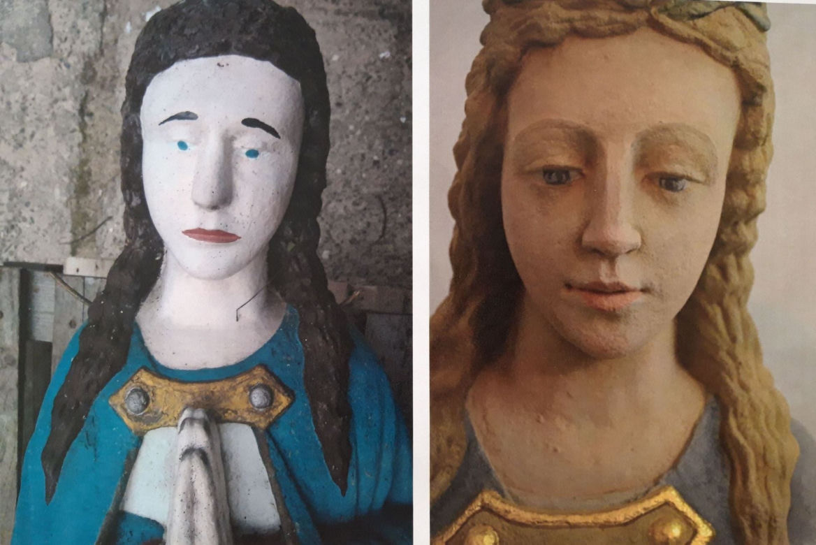 Fatalna renowacja figurki Maryi. Właściciel w szoku!