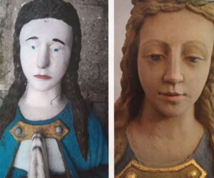 Fatalna renowacja figurki Maryi. Właściciel w szoku!