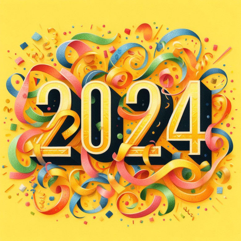 Kartki noworoczne na 2024 r.