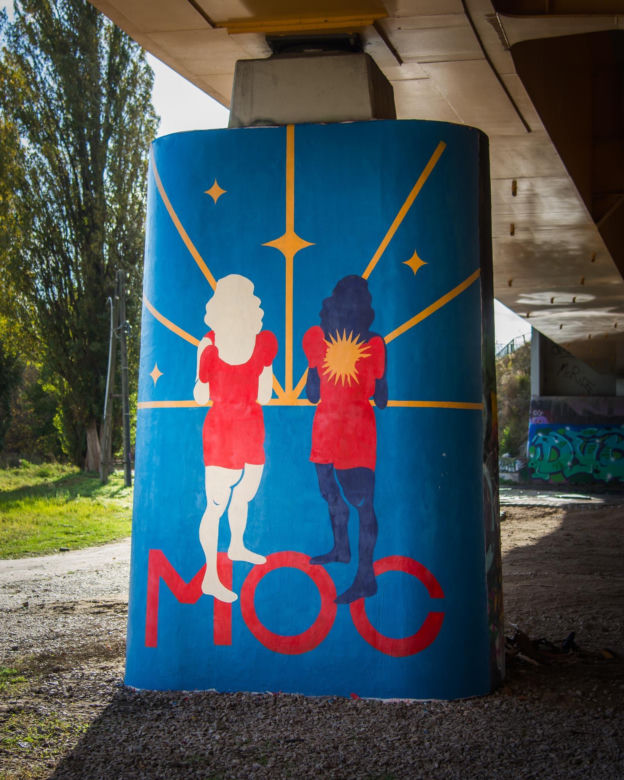 Spacerowicze w szoku. Pod mostem Siekierkowskim stanął ring bokserski