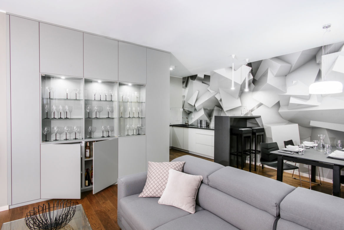 Funkcjonalny apartament w Warszawie