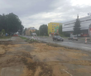 Roboty drogowe na ul. Piłsudskiego w Zamościu