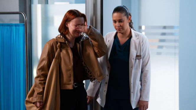 Na dobre i na złe odc. 981. Iga (Anna Szymańczyk), Klemi (Weronika Walasiewicz)