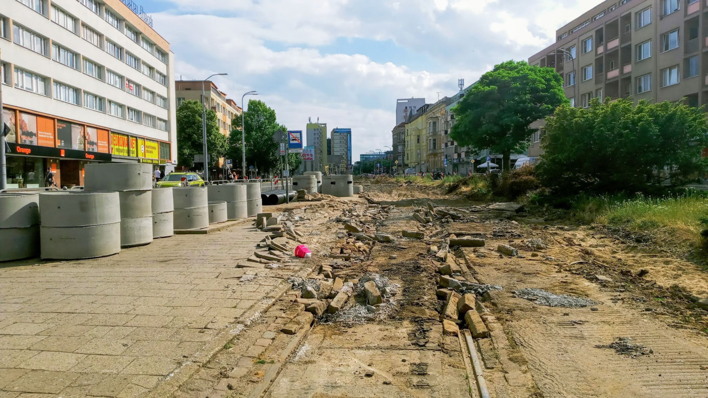 "Torowa rewolucja" w Szczecinie - czerwiec 2021
