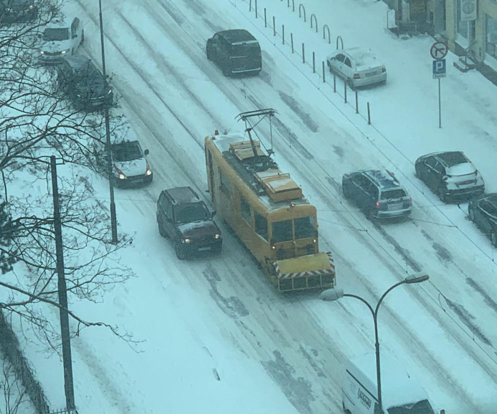 Tramwajowy pług śnieżny