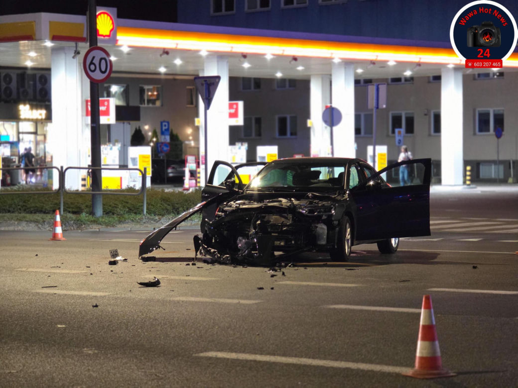 Kierowca audi wjechał w motocyklistę