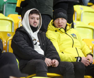 GKS Katowice - Widzew Łódź, zdjęcia kibiców z meczu 20. kolejki PKO BP Ekstraklasy