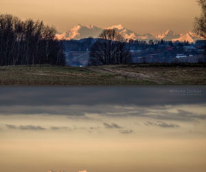 Piekne Tatry widziane z Podkarpacia