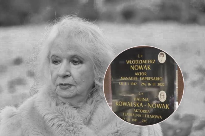 Nagrobek Haliny Kowalskiej już stoi! Jest nawet zdjęcie. To jej mąż wszystko zorganizował długo przed śmiercią 