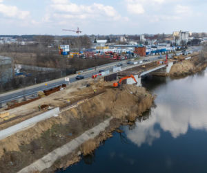 Nowy most na Białołęce przy ul. Płochocińskiej