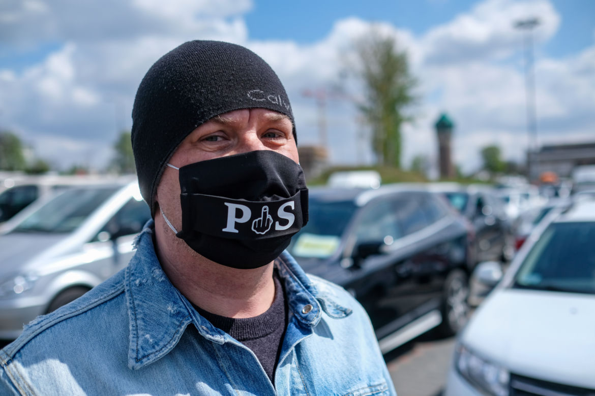 Protest przedsiębiorców w Katowicach.