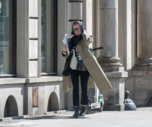 Magdalena Cielecka walczy z wiatrem