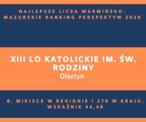 Perspektywy 2020. Najlepsze licea w województwie warmińsko-mazurskim. Zobacz RANKING TOP 20!