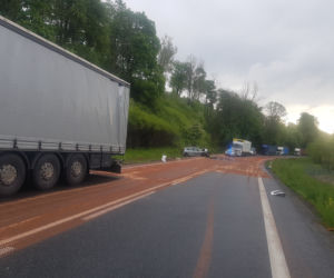 Wypadek na DK 8 w Szczytnej!