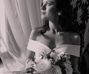 M jak miłość na planie. Kasia (Paulina Lasota) w sukni ślubnej. Weźmie ślub z Mariuszem?