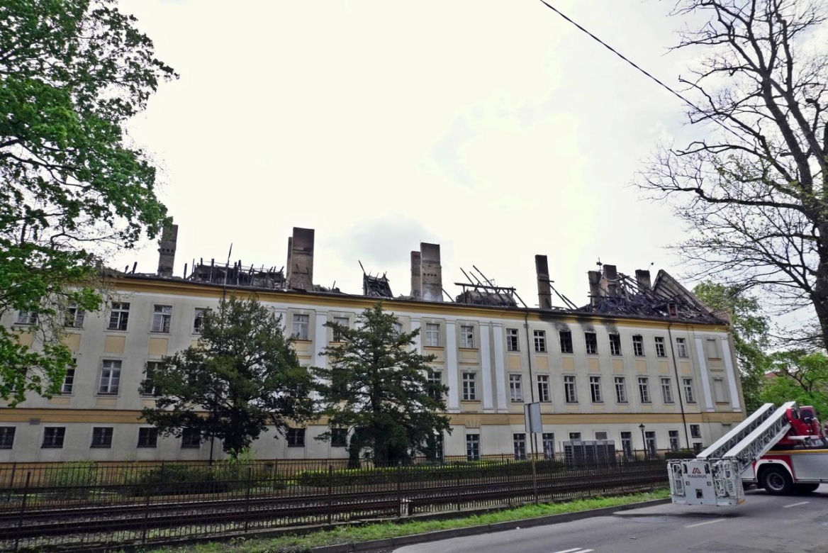 AJP po pożarze