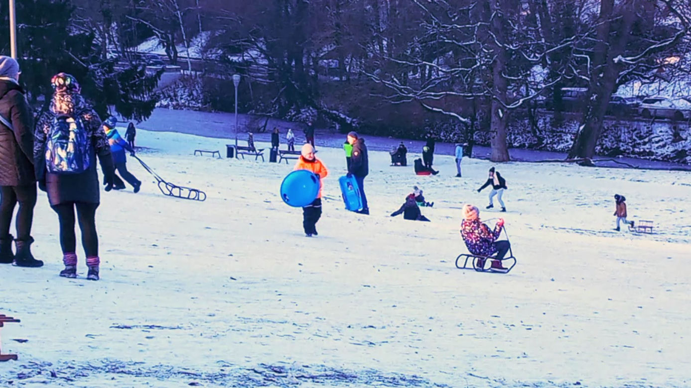 Białe święta w Szczecinie