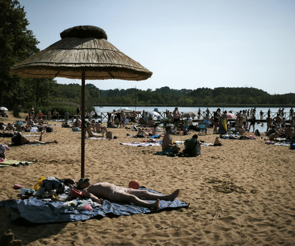 Plaża w Osiecznej lato