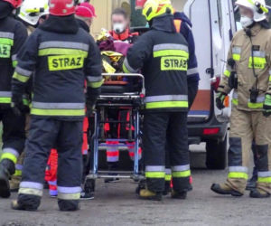 Czołowe zderzenie na Białołęce