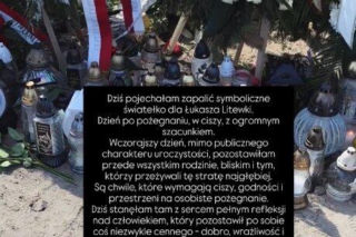 Sylwia Peretti pokazała grób Łukasza Litewki… Łzy same napływają do oczu