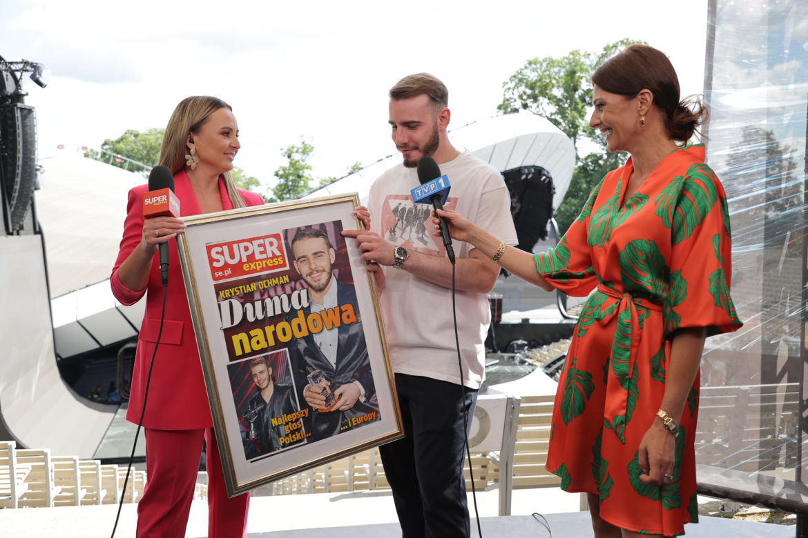 Krystian Ochman dostał nagrodę od Super Expressu