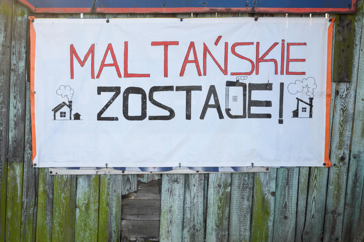 Protest mieszkańców osiedla Maltańskiego trwa