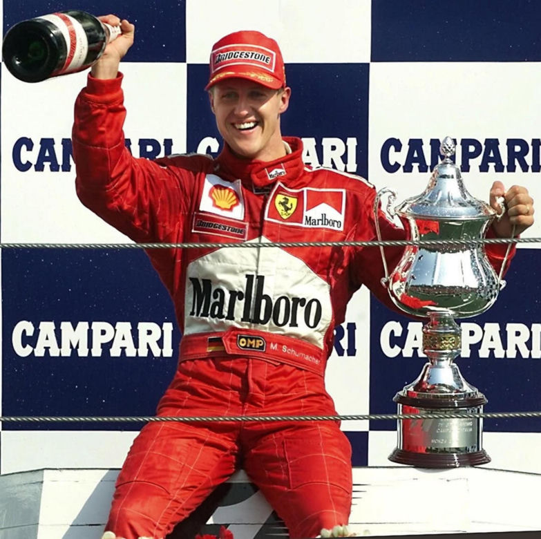 Michael Schumacher z żoną Corinną