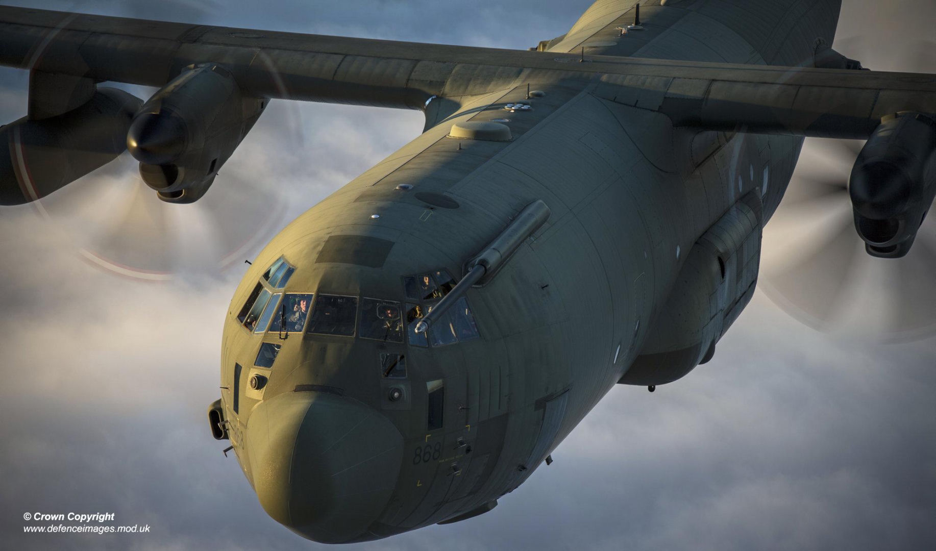 Brytyjski C-130J Super Hecules
