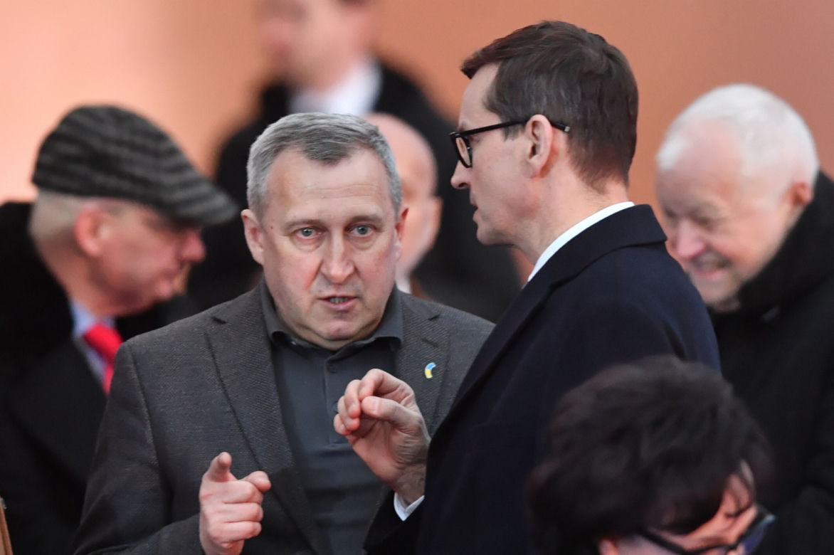 Wizyta prezydenta Joe Bidena w Miasto Stołeczne Warszawa - Plac Zamkowy