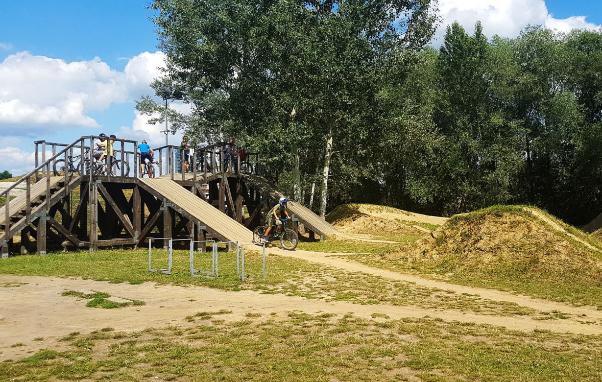 Dirt park w Rzeszowie przed modernizacją