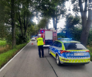 Tragiczny wypadek na prostym odcinku drogi! Nie żyje jedna osoba