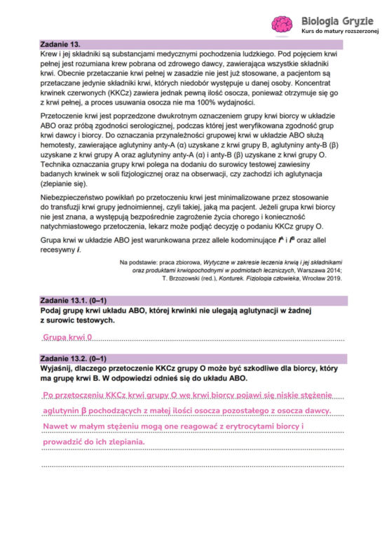 Matura próbna 2026 - biologia. Wszystkie odpowiedzi do arkusza CKE z biologii 14.01.2026