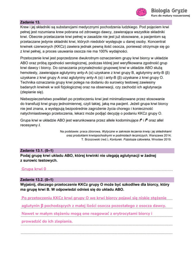 Matura próbna 2026 - biologia. Wszystkie odpowiedzi do arkusza CKE z biologii 14.01.2026